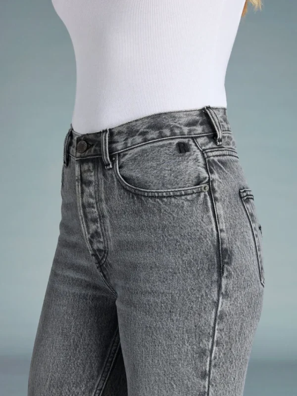 Denim | Straight-leg Jeans<Rouje GERMAIN Jeans UNI NOIRVINTAGEWASH