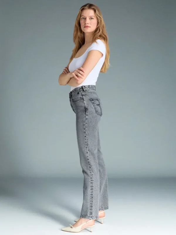 Denim | Straight-leg Jeans<Rouje GERMAIN Jeans UNI NOIRVINTAGEWASH