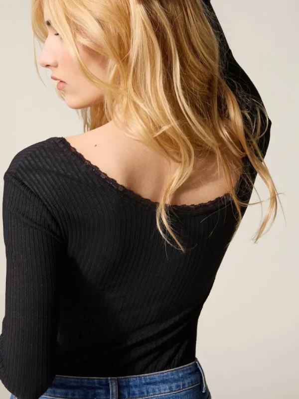 Tops<Rouje GIO top Noir