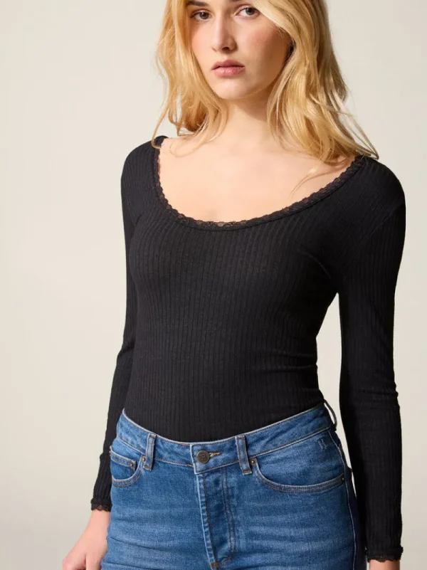 Tops<Rouje GIO top Noir
