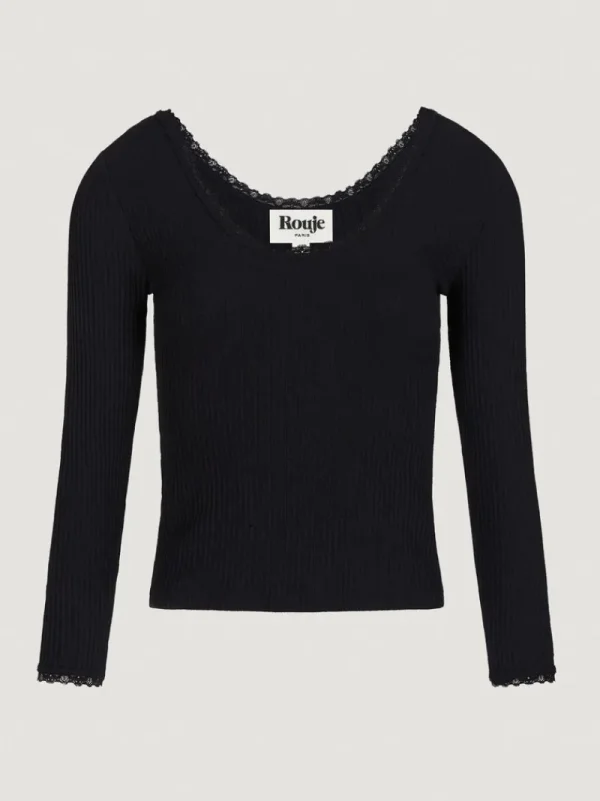 Tops<Rouje GIO top Noir