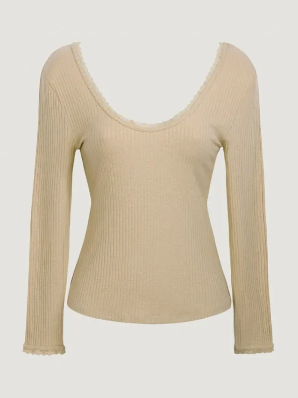 Tops<Rouje GIO top Crème