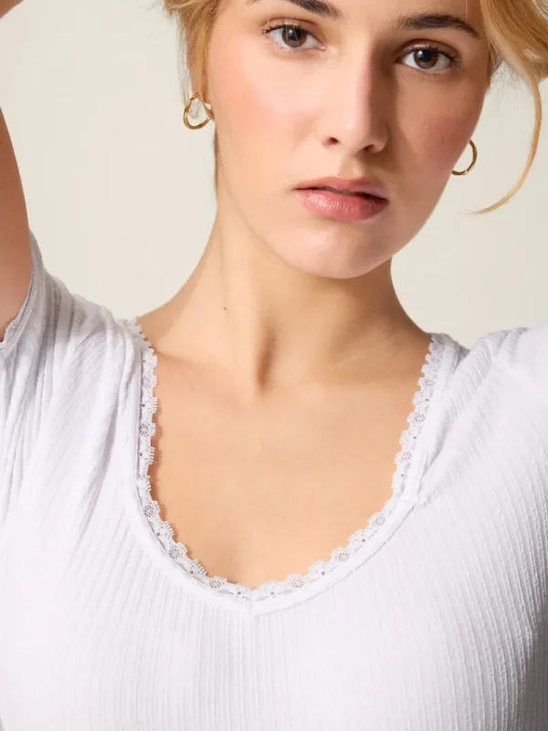 Tops<Rouje GIUIA top Uni Blanc