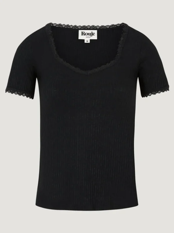 Tops<Rouje GIUIA top Noir