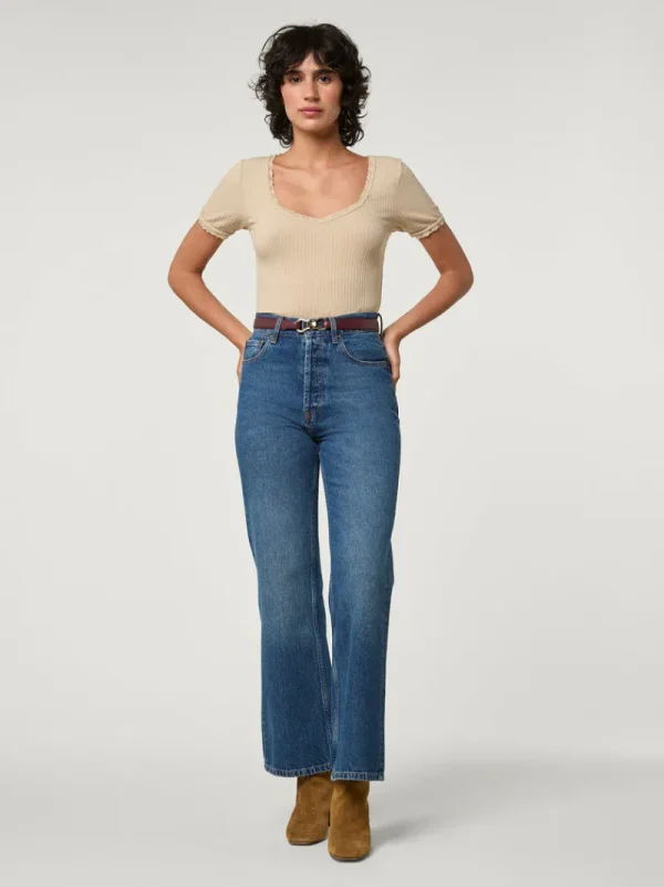 Tops<Rouje GIUIA T-shirt Crème