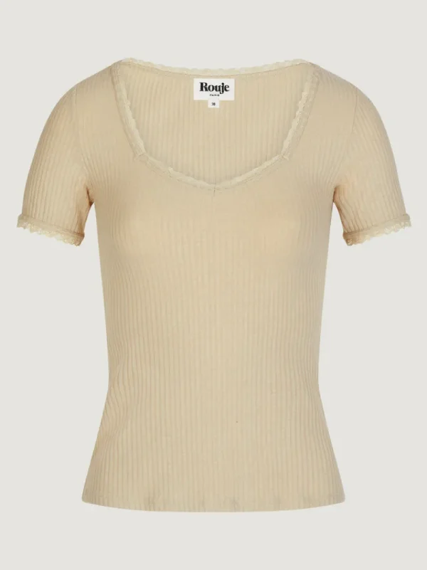 Tops<Rouje GIUIA T-shirt Crème