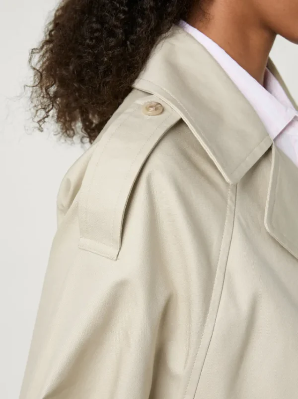 Jackets & Coats<Rouje GWENAELLE Trench GABARDINE FICELLE