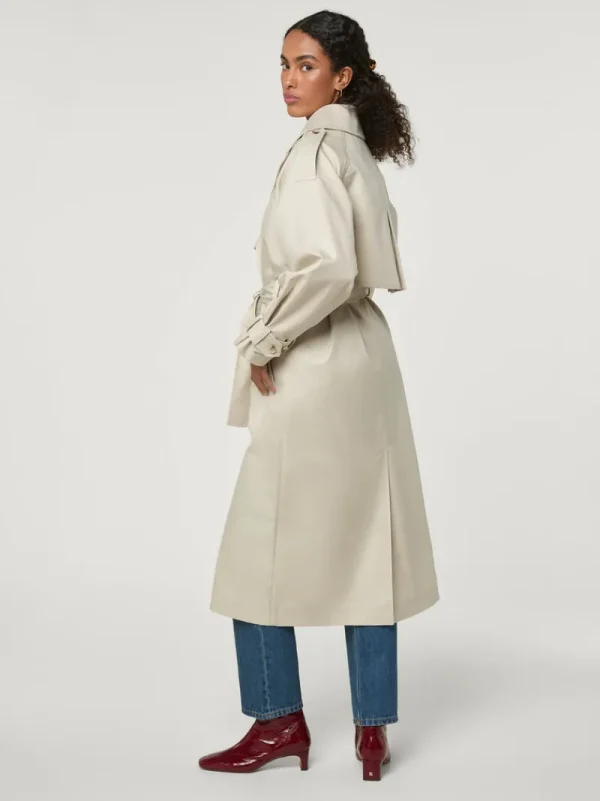 Jackets & Coats<Rouje GWENAELLE Trench GABARDINE FICELLE