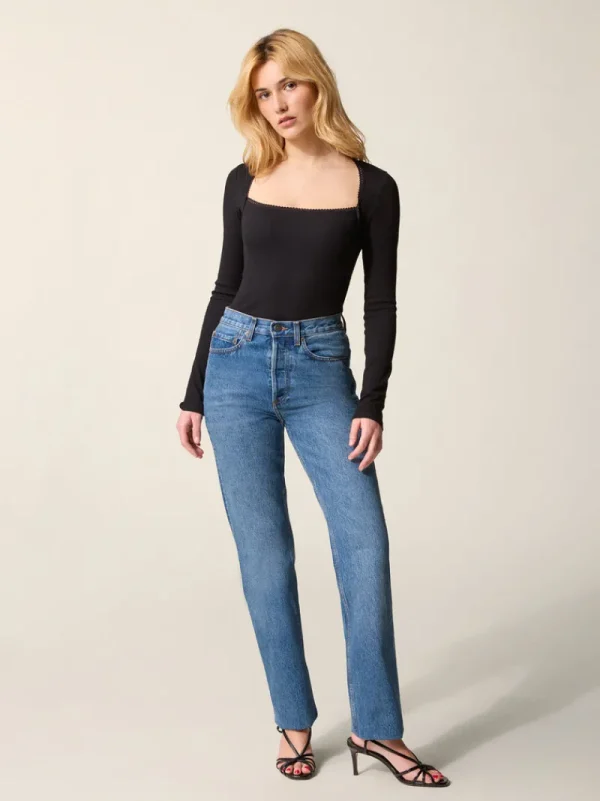 Tops<Rouje IVANKA T-shirt Uni Noir