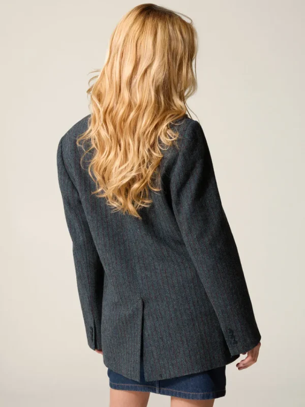 Jackets & Coats<Rouje JACQUES jacket Rayé Bleu