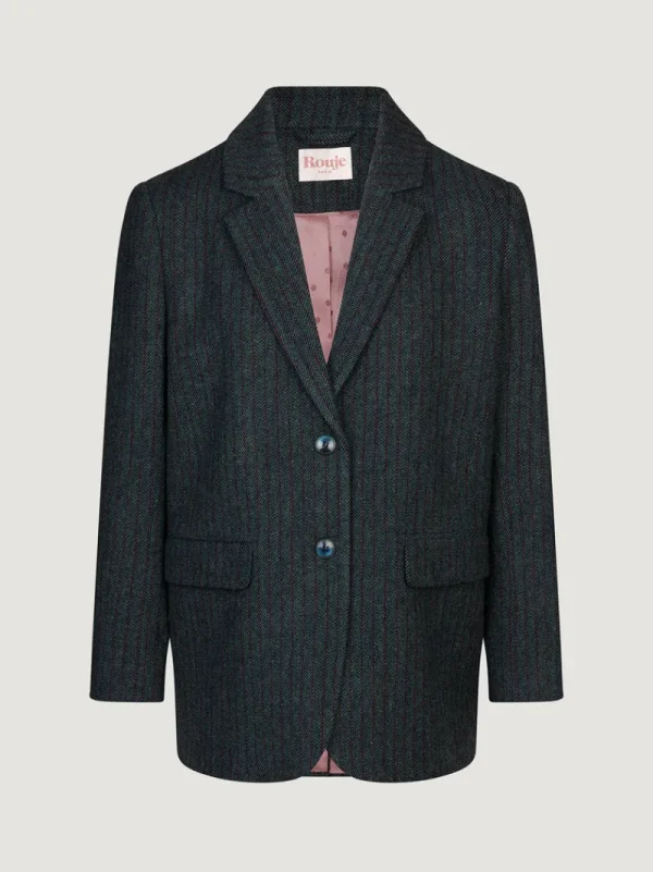 Jackets & Coats<Rouje JACQUES jacket Rayé Bleu