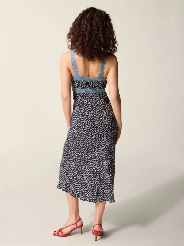 Dresses<Rouje JENNA dress BLEUET MARINE