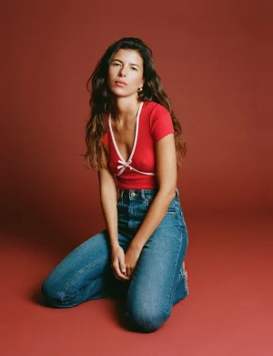 Tops<Rouje KARENE T-Shirt Uni Rouge
