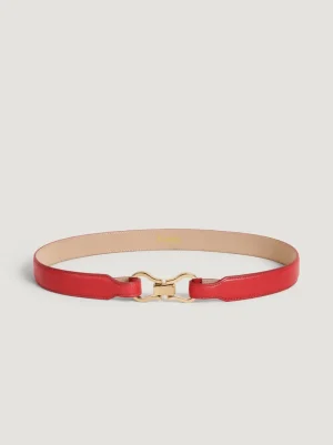 Belts<Rouje LAURE belt CUIR ROUGE