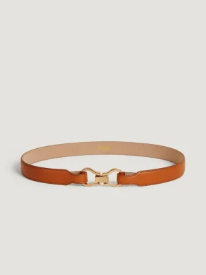 Belts<Rouje LAURE belt Cuir Caramel