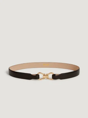 Belts<Rouje LAURE belt Cuir Noir