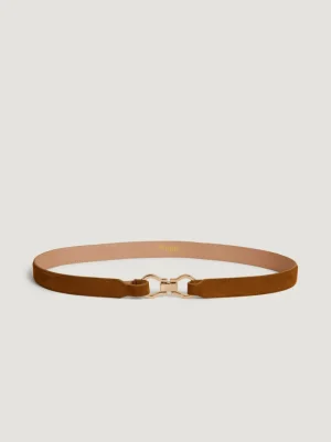 Belts<Rouje LAURE belt Suede Kaki