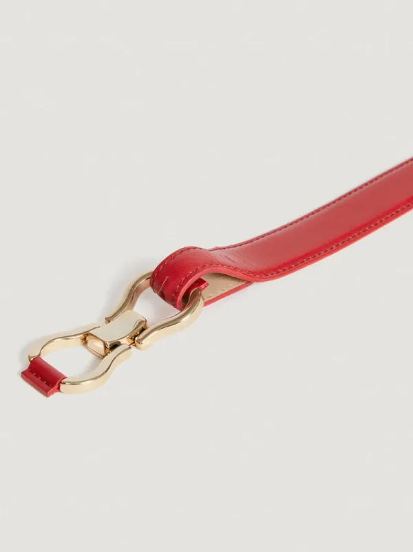 Belts<Rouje LAURE belt CUIR ROUGE