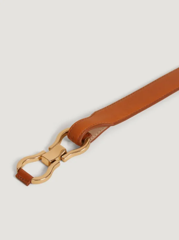 Belts<Rouje LAURE belt Cuir Caramel