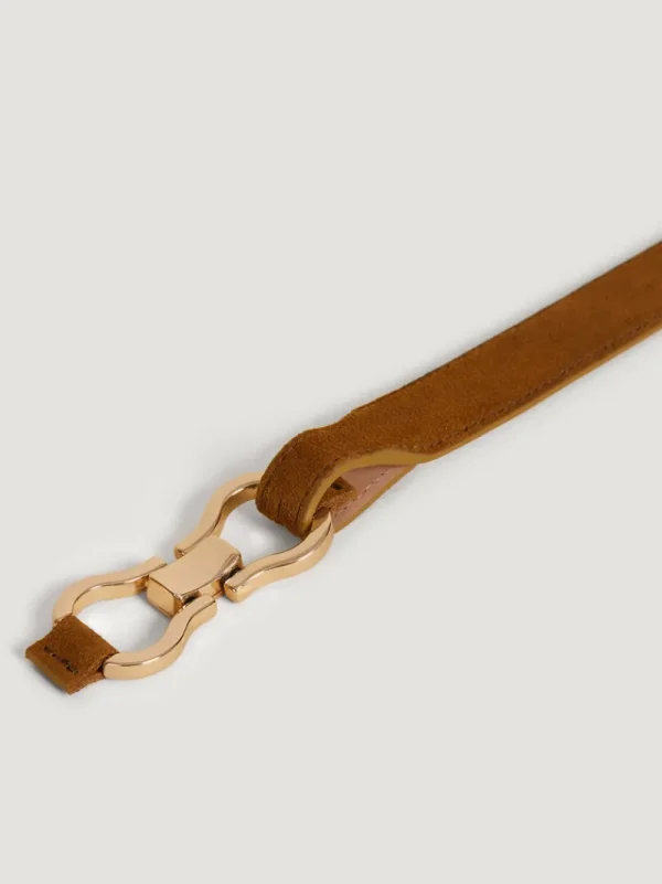 Belts<Rouje LAURE belt Suede Kaki