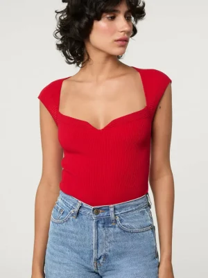 Tops | Knits<Rouje LIDY bodysuit Uni Rouge