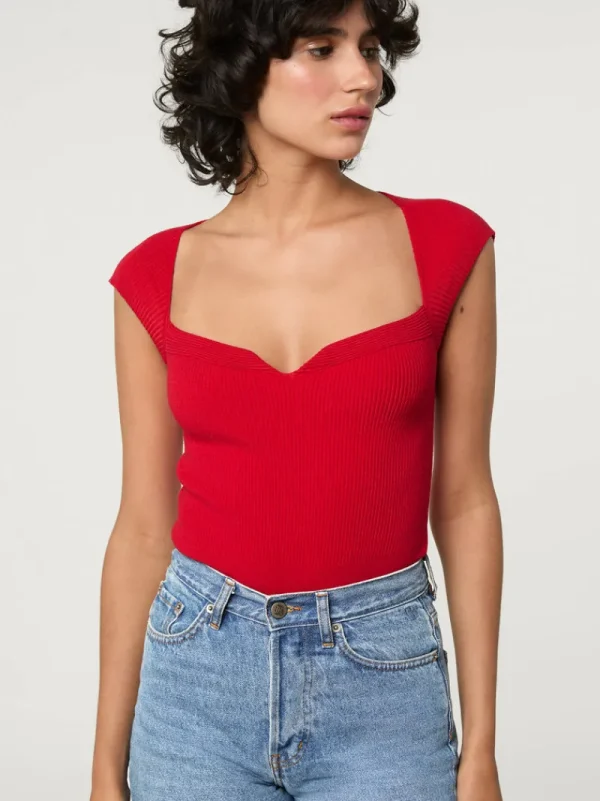 Tops | Knits<Rouje LIDY bodysuit Uni Rouge