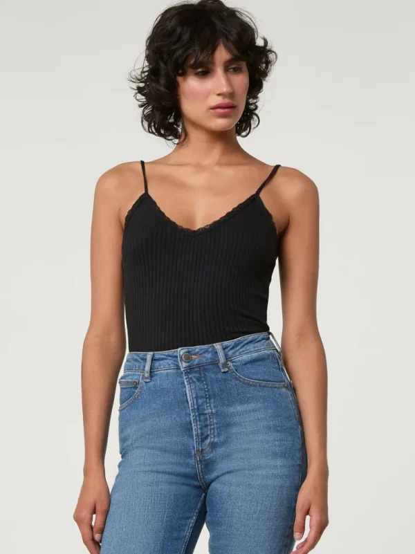 Tops<Rouje LIO top Noir