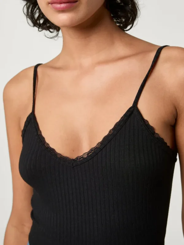 Tops<Rouje LIO top Noir