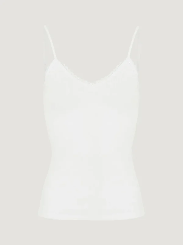 Tops<Rouje LIO top Uni Blanc