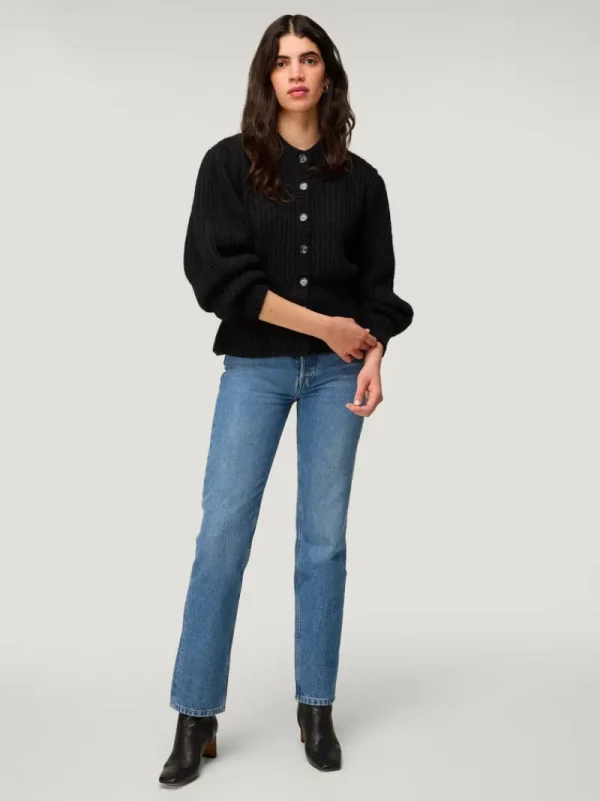Knits<Rouje LISIA cardigan Uni Noir