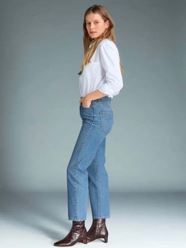 Denim | Straight-leg Jeans<Rouje MARAIS Jeans Indigo double stoneINDIGODOUBLESTONE