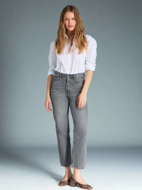 Denim | Straight-leg Jeans<Rouje MARAIS Jeans Black vintage washNOIRVINTAGEWASH