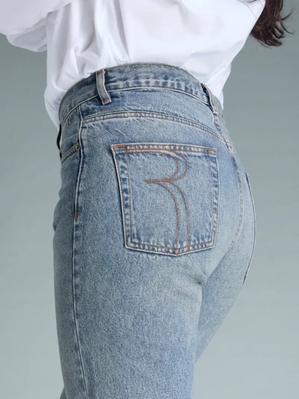 Denim | Straight-leg Jeans<Rouje MARAIS Jeans Indigo vintage washINDIGOVINTAGEWASH