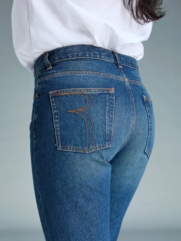 Denim | Straight-leg Jeans<Rouje MARAIS Jeans Indigo originalINDIGOORIGINAL