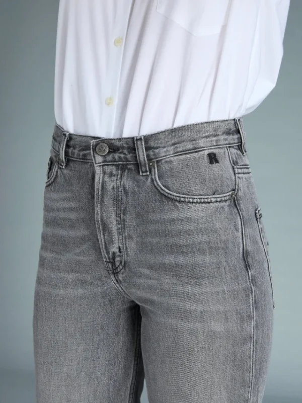 Denim | Straight-leg Jeans<Rouje MARAIS Jeans Black vintage washNOIRVINTAGEWASH
