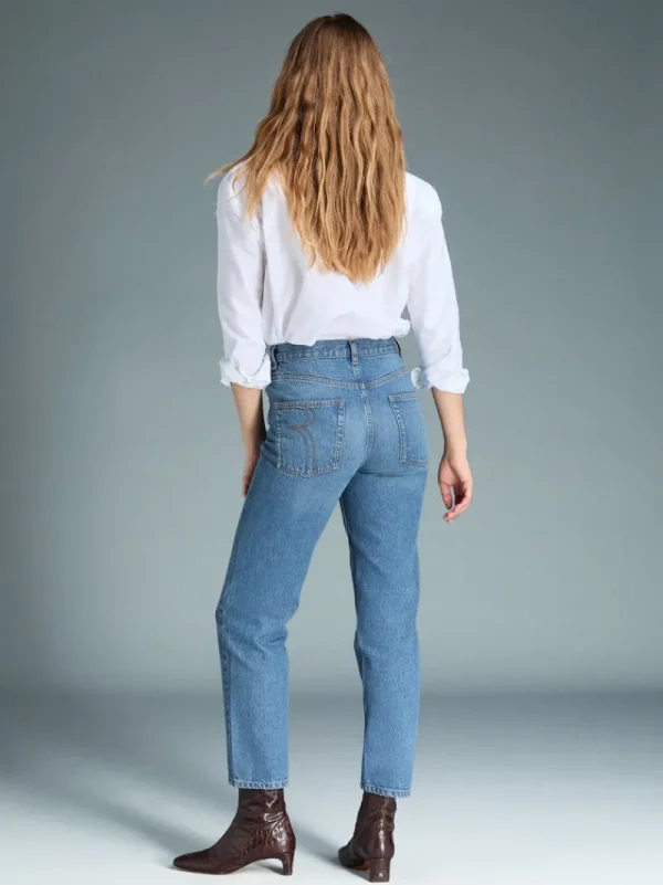 Denim | Straight-leg Jeans<Rouje MARAIS Jeans Indigo double stoneINDIGODOUBLESTONE