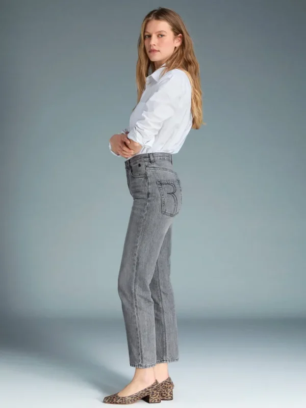Denim | Straight-leg Jeans<Rouje MARAIS Jeans Black vintage washNOIRVINTAGEWASH