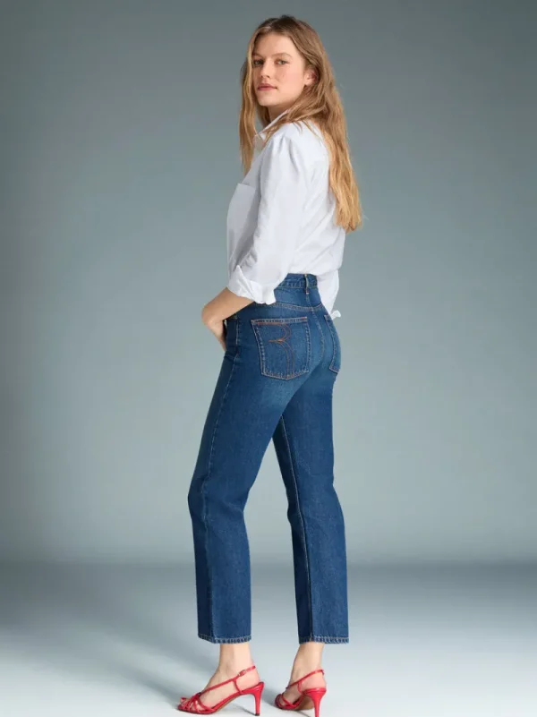 Denim | Straight-leg Jeans<Rouje MARAIS Jeans Indigo originalINDIGOORIGINAL
