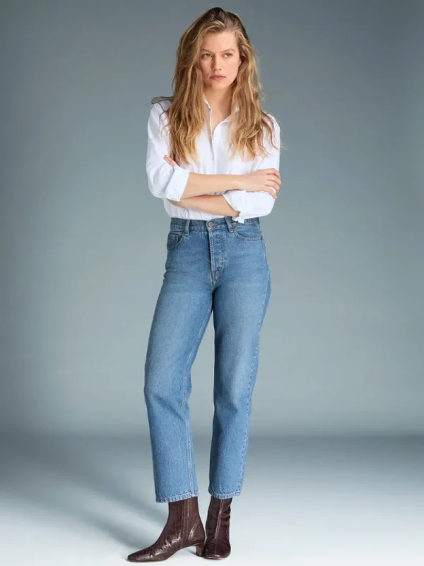 Denim | Straight-leg Jeans<Rouje MARAIS Jeans Indigo double stoneINDIGODOUBLESTONE