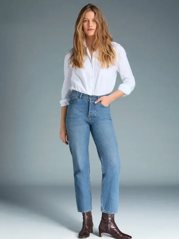 Denim | Straight-leg Jeans<Rouje MARAIS Jeans Indigo double stoneINDIGODOUBLESTONE