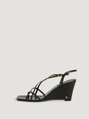Shoes<Rouje NAIA heels Cuir Lame Noir