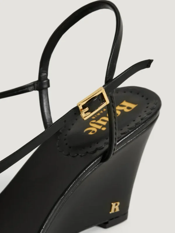 Shoes<Rouje NAIA heels Cuir Lame Noir
