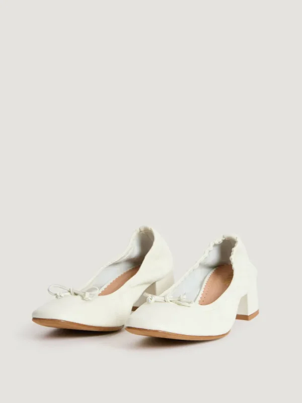Shoes<Rouje NICOISE pumps Cuir Blanc
