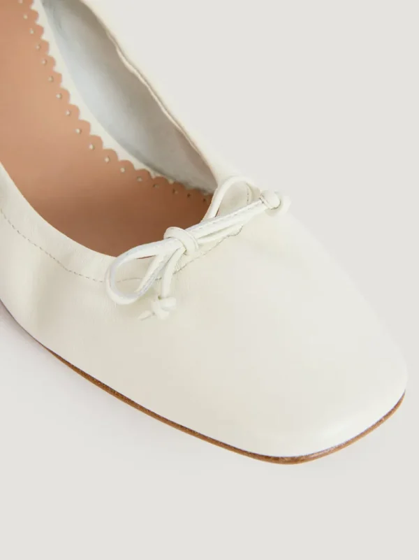 Shoes<Rouje NICOISE pumps Cuir Blanc