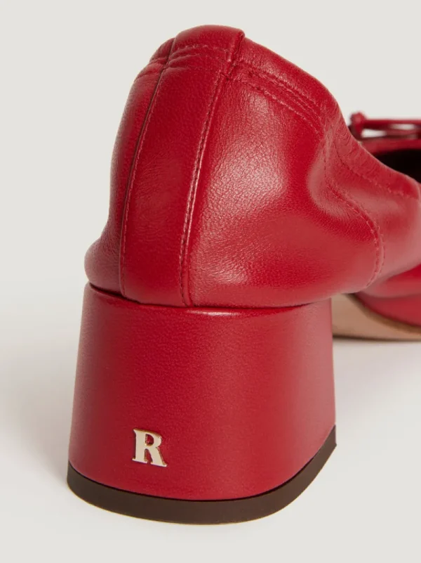 Shoes<Rouje NICOISE pumps Cuir Rouge