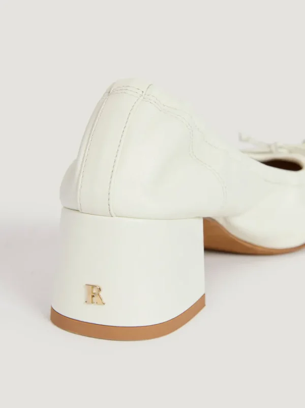 Shoes<Rouje NICOISE pumps Cuir Blanc
