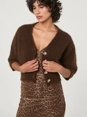 Knits<Rouje NONO cardigan Uni Marron