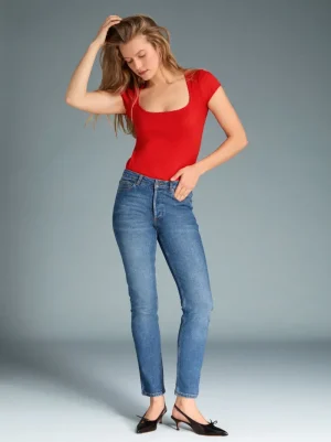 Denim<Rouje ODEON Jeans Uni Indigo Double Stone