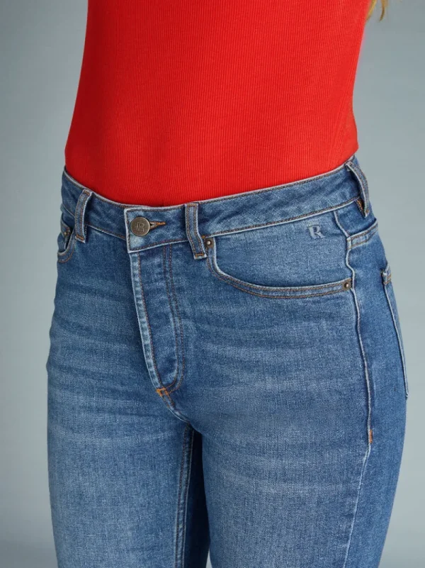 Denim<Rouje ODEON Jeans Uni Indigo Double Stone