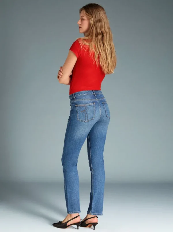 Denim<Rouje ODEON Jeans Uni Indigo Double Stone